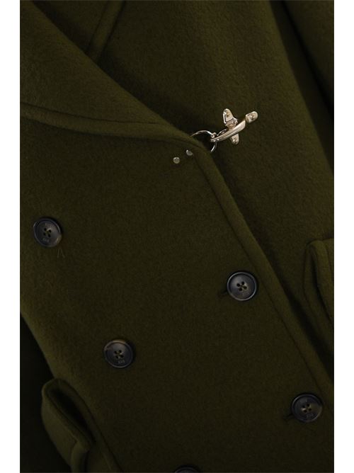 Peacoat in lana e cashmere Verde FAY | NAW07493110 WINV613